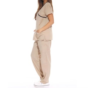 Ensemble de blouses médicales pour femmes, uniforme d'infirmière tendance avec une coupe flatteuse et des poches fonctionnelles - Product Image 2