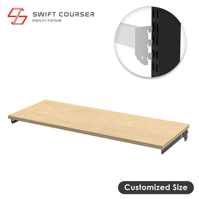 Bracket (Custom) + Wood Shelf (Custom)