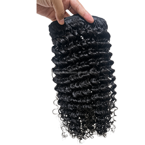 Paquetes de Cabello Rizado Kinky con Doble Trama, Cabello Humano Virgen Remy 100% Natural Original al por Mayor con Cutícula Alineada - Product Image 1