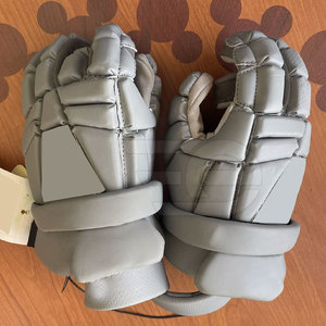 Lacrosse <b>Gloves</b> Men Youth Flexible Padded Palm Strong Grip Breathable Sports Training Equipment - Product Image 2