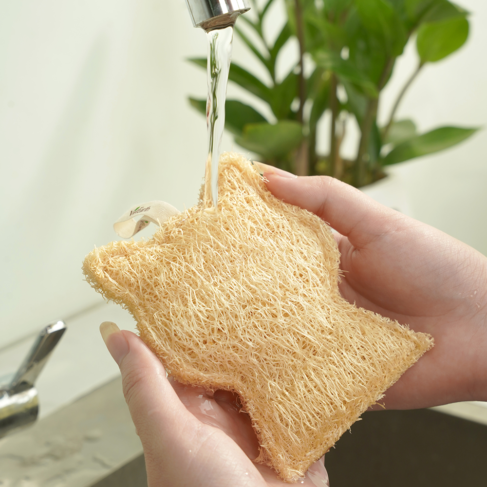 Size S (2pcs) - Cat shaped loofah sponge