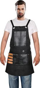 Customizable Work <b>Apron</b> <b>with</b> <b>Pockets</b> Breathable Anti-Static Flame-Retardant Waterproof for Workwear - Product Image 4