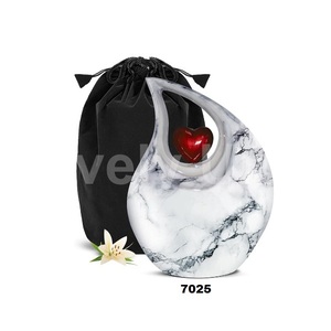 Urna de lágrima para cenizas humanas-Urna de cremación decorativa para cenizas para hombres y mujeres-Urna funeraria hecha a mano para hombres y mujeres - Product Image 1