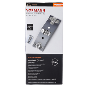 VORMANN 30mm Height 22mm Width 0.8mm Thickness Edelstahl Rolled Scharnier <b>Narrow</b> Cabinet Organizer-Pack of 50 - Product Image 3