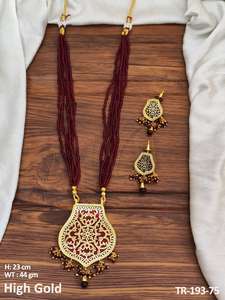 Jewelry Sets RTS Shipment Textured Designed Single Thewa <b>Jewellery</b> Accessories Women Single Thewa Pendant Set Jewelry Sets - Product Image 2