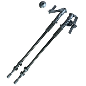 Oem מותאם אישית טרקים מוטות הליכה טקטיים מקלות הליכה פונקציה רב מתכווננת גובה צינור אלומיניום טלסקופי - Product Image 6