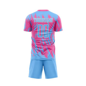 Uniforme de fútbol de alta calidad, jersey de equipo personalizado, pantalones cortos, ropa de entrenamiento, ropa deportiva de secado rápido para hombres, niños, suministro para jóvenes - Product Image 2