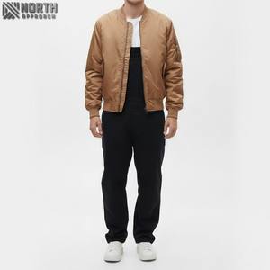 Haute qualité nouveau Design printemps et automne veste de vol unisexe fermeture éclair maillot coupe-vent durable Bomber veste Bomber veste - Product Image 2
