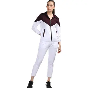 Direct Factory Supplier High Quality Tracksuit For Women New Latest Design 100% Cotton Solid Color Best Price Women Tracksuit