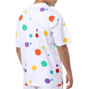 T-shirt surdimensionné confortable T-shirt taille personnalisée respirant en stock T-shirt surdimensionné en coton - Product Image 2