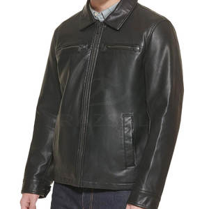 แจ็กเก็ตหนังวัวสำหรับผู้ชายวินเทจสำหรับฤดูหนาว - Product Image 5