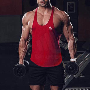 เสื้อกล้ามออกกำลังกายผู้ชาย ระบายอากาศได้ดี ผ้าถัก สวมใส่สบาย ออกแบบได้ตามต้องการ คุณภาพสูง บริการ OEM สำหรับขายออนไลน์ - Product Image 5