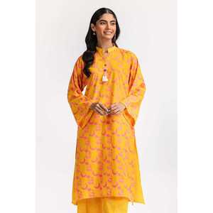 ชุดลำลองพิมพ์ลายบล็อก IPS-24-108 ผลิตจากโพลีวิสโคส สำหรับฤดูใบไม้ผลิ/ฤดูร้อน - Product Image 4