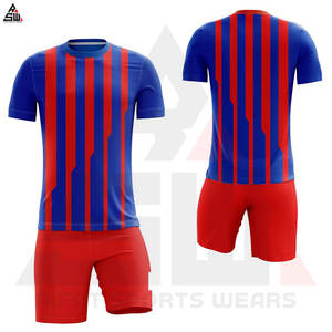 Uniformes de football disponibles en stock Service OEM Fabrication au Pakistan Uniforme de football meilleure qualité Prix bon marché - Product Image 3