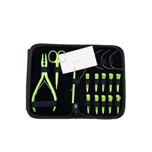 Kit d'outils pour extensions de cheveux pour l'installation d'extensions de cheveux à pointe froide et à pointe chaude et d'extensions de cheveux à pointe en U, pince - Product Image 1