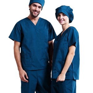 Nuevo diseño personalizado estiramiento spandex pantalones apilados enfermeras Hospital uniformes traje de enfermería uniformes Jogger mujeres matorrales uniforme - Product Image 1
