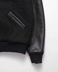 OEM Varsity Letterman <b>Jacket</b> Personalized <b>Patches</b> School College Baseball Team Outerwear - Product Image 6