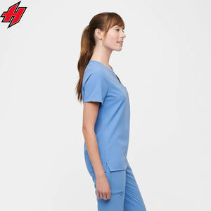 Combinaison de jogging élastique unisexe avec logo personnalisé haute qualité uniforme d'hôpital de docteur en médecine dentaire et d'infirmière ensembles de gommages - Product Image 5