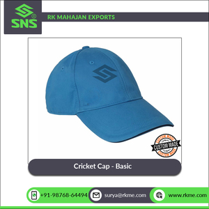 Tela de algodón económico de calidad superior, venta al por mayor de Cricket y ropa informal, tamaño ajustable, gorra básica de Cricket DE LA India - Product Image 2