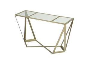 Mesa Consola Moderna de Hierro con Superficie Metálica, Diseño Contemporáneo, Mueble para Sala de Estar, Dormitorio, Comedor, Tamaño Personalizado, Acabado en Polvo - Product Image 4