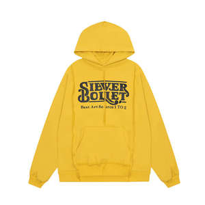 Sweat-shirt à capuche en polaire style américain automne-hiver 2026, pull à capuche doublé, imprimé portrait uni, mode personnalisée - Product Image 2