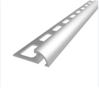 Profilé de garniture de carreaux de forme carrée en aluminium