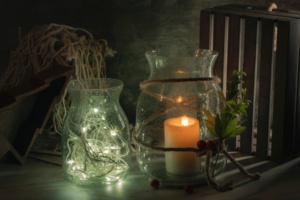 Petit pot de bougie vide recyclé transparent décoratif de luxe artisanat personnalisé Unique résistant à la chaleur centres de table de mariage en gros - Product Image 6