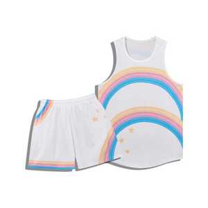 Uniforme de basket-ball réversible du fournisseur en gros, maillot de sport à motif personnalisé pour garçons, ensembles de nouveau design imprimés respirants - Product Image 1