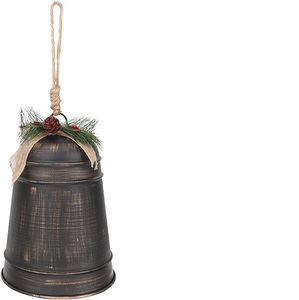 Campana decorativa en forma de árbol de Navidad, Campana decorativa de Metal hecha a mano, personalizada - Product Image 5