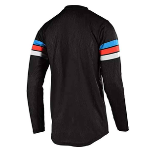 Chemises de moto respirantes sur mesure pour hommes, grandes tailles, manches longues, maillot de motocross, vêtements de sport, matière polyester/nylon pour - Product Image 2