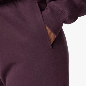 2024 Otoño Invierno moda de talla grande Casual pulóver con capucha y Top corto conjunto de ropa de calle para mujer sudadera ropa - Product Image 5