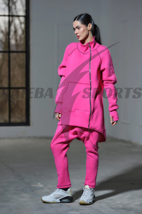 Conjunto Deportivo de Felpa Personalizado Unisex para Verano, 100% Algodón de Alta Calidad, Talla Grande, Diseño 2 en 1, Estilo Holgado, Sudadera con Capucha y Pantalones - Product Image 4