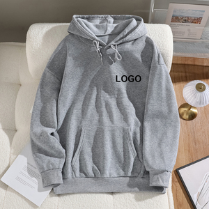 Sweat-shirt à capuche personnalisé pour homme, veste d'automne, poids lourd, 100% coton, polaire, écologique, vêtements de travail unisexe, coupe régulière, logo - Product Image 5