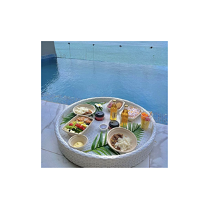 99GD ถาดอาหารเช้าลอยน้ําแบบกําหนดเองสําหรับสระว่ายน้ํา ถาดสระว่ายน้ําลอยน้ําสําหรับอาหารและเครื่องดื่ม - Product Image 6