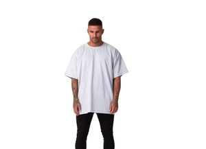 Alta calidad hombres negro antiarrugas 100% algodón de gran tamaño Boxy camiseta Heavyweight Logo patrón diseño de talla grande hombro caído - Product Image 6