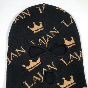 Blank Plain Spojacquardng Face Cover Skimask One Hole Balaclava Ski Prinallogo Solid Color 100% Polyester Unisex Adultes - Product Image 6