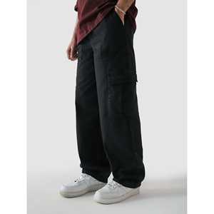 Black VII Toile de coton 100% Cargo de qualité supérieure avec tissu durable - Product Image 5