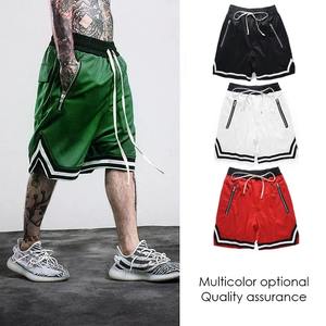 Pantalones Cortos Deportivos de Baloncesto Unisex Hechos a Medida, Transpirables, de Talla Grande, con Bolsillos con Cremallera - Product Image 3