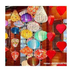 LINTERNA DE SEDA TRADICIONAL AL POR MAYOR-VENTA DE LINTERNA DE SEDA ATRACTIVA Y COLORIDA A PRECIO BARATO HECHO en HOI AN VIETNAM - Product Image 1