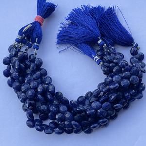 6mm 8mm 10mm Naturel Bleu Sodalite Pierre Coeur Forme À Facettes Briolette Gouttes Perles pour La Fabrication De Bijoux Collier Bracelet En Ligne - Product Image 1