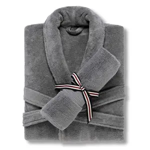 Hooded terry cloth robes womens bathrobe fleece bathrobe robe men's sleepwear microfiber hotel bath For Hotel Sarong