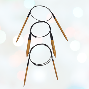 Agujas circulares de madera de calidad de exportación para tejedores profesionales. Diseñado para comodidad, precisión, reventa internacional - Product Image 1