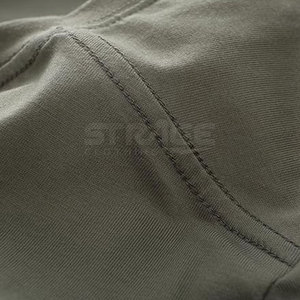 Camiseta Clásica de Manga Larga para Hombre, Cuello Redondo, Antiarrugas, Secado Rápido, Ligera, Tejido Ecológico de Poliéster/Algodón - Product Image 3