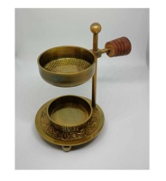 Beau brûleur d'encens en résine de laiton et diffuseur d'aromathérapie pour tenir l'encens et améliorer les arômes