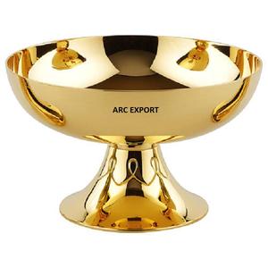 Bols décoratifs de table de différentes tailles couleur or au design simple Fournisseurs de gros Bols de service de fruits à prix raisonnable - Product Image 3