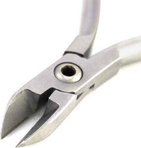 Instrumentos de ortodoncia de tamaño compacto, cortador de alambre duro Dental, alicates de acero inoxidable para recortar alambres de arco duro, tirantes de ajuste - Product Image 1