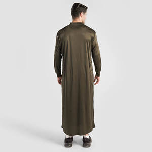 Vestido musulmán Jubbah para hombre, superventas, de alta calidad, cómodo, transpirable, Thobe, diferentes colores, tallas XXL para adultos, Verano - Product Image 6