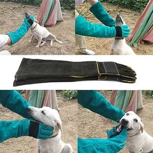 Guantes de soldadura de cuero OEM Protección térmica de mano completa Agarre de Palma fuerte Ajuste cómodo para uso en fábrica de fabricación de metal - Product Image 6