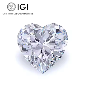 IGI certifié VS1 Clarity E Color Heart-Cut Lab Grown Diamond Ethical Loose Stone pour les bijoux de mariée de luxe - Product Image 1