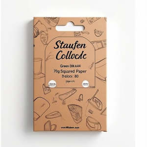 Staufen Collegeblock Green DIN A4 70g Squared Paper Notebook 80 Sheets - Product Image 2
